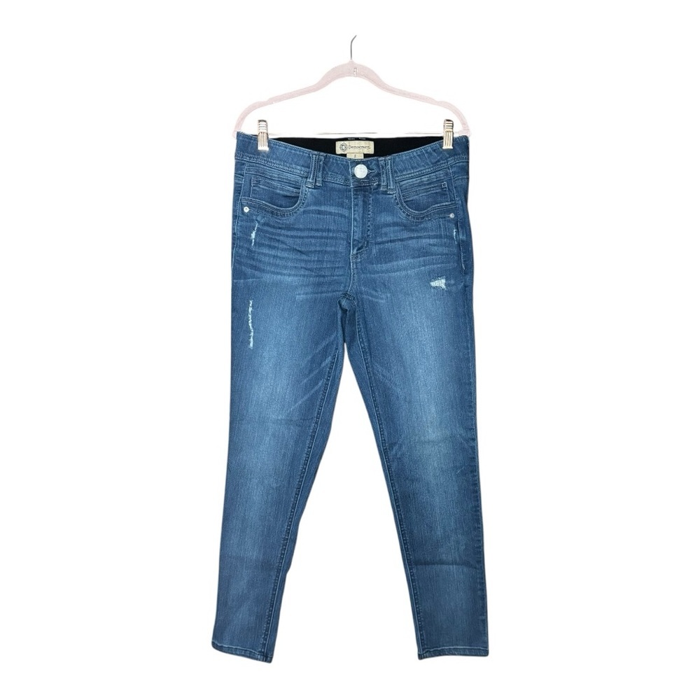 DEMOCRACY Ab Technology Blue Skinny Jeans with Stretch 8